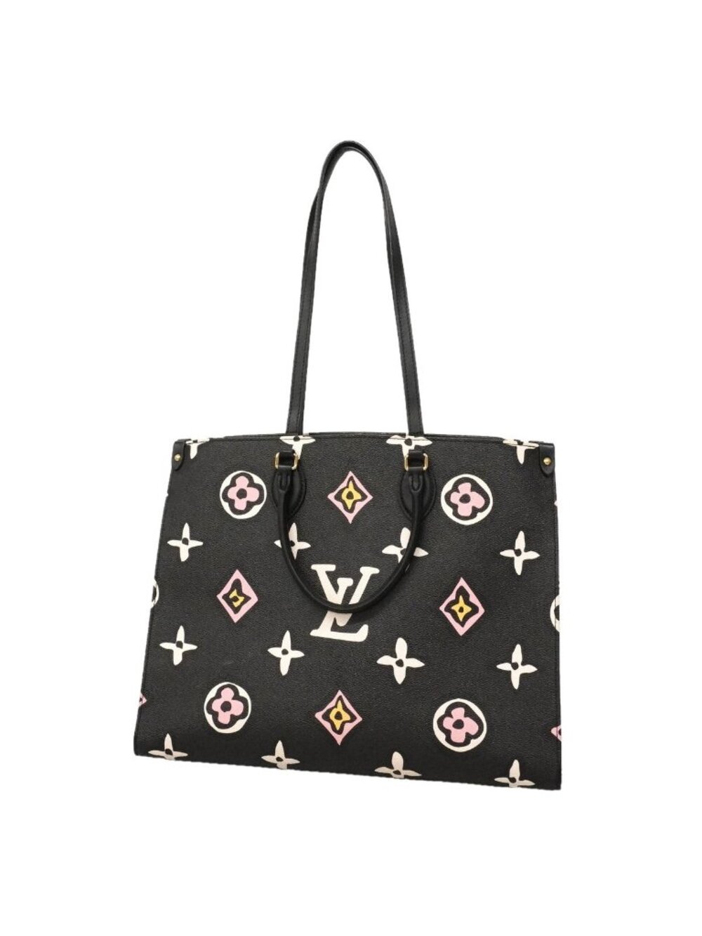 Louis Vuitton Tote Bag Monogram Graphic Wild at Heart On The Go GM Black 2-Way